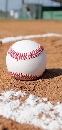 This lively baseball-themed live wallpaper will make your phone screen stand out! With a textured and detailed baseball sitting atop a well-manicured baseball field, complete with white chalk lines and sandy dry dirt, expect to feel like you are right on the field