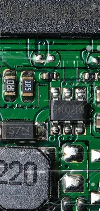 Green Circuit Component Electronic Device Live Wallpaper