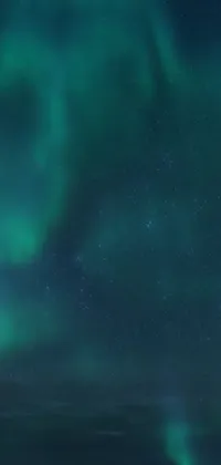 Green Fluid Aurora Live Wallpaper