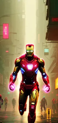 Green Iron Man Event Live Wallpaper