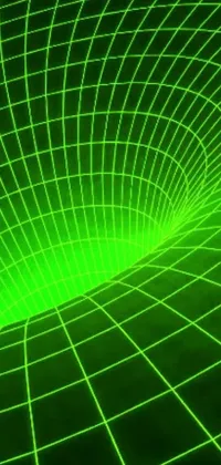 Green Laser Pattern Live Wallpaper