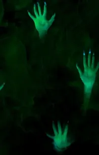 Green Light Organism Live Wallpaper