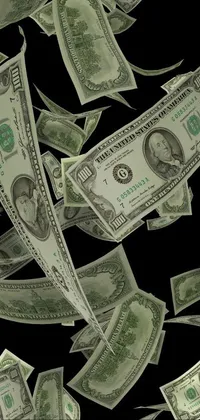 Green Line Banknote Live Wallpaper