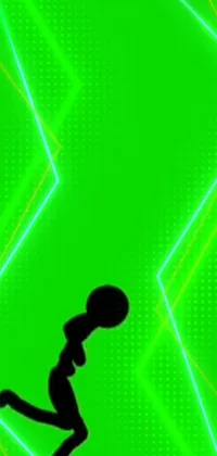 Green Line Visual Effect Lighting Live Wallpaper