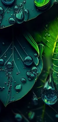 Green Liquid Water Live Wallpaper