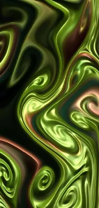 Green Organism Art Live Wallpaper