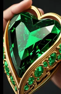 Green Rectangle Jewellery Live Wallpaper