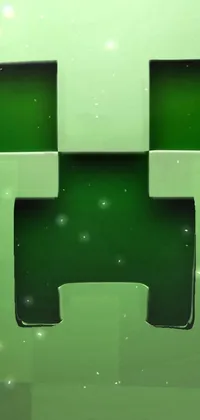 Green Rectangle Material Property Live Wallpaper