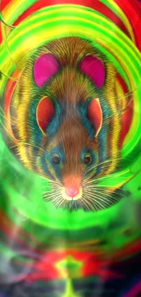 Green Rodent Organism Live Wallpaper