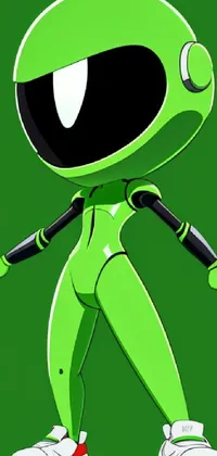 Green Sleeve Cartoon Live Wallpaper