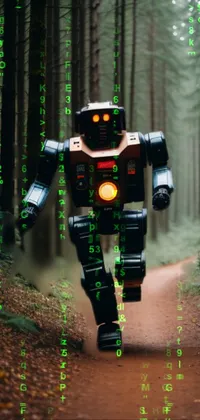 Robot running best sale through woods