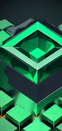 Green Toy Rectangle Live Wallpaper
