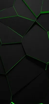 Green Triangle Art Live Wallpaper