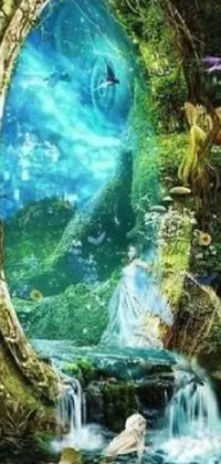 Green Water Natural Landscape Live Wallpaper