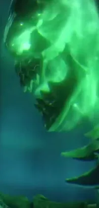 Green Water Underwater Live Wallpaper