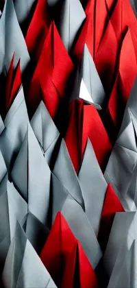 Grey Red Material Property Live Wallpaper