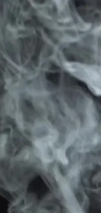 Grey Smoke Font Live Wallpaper