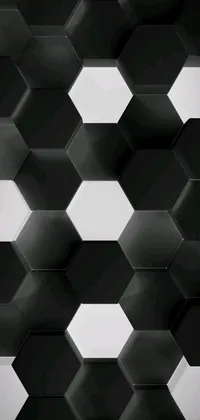 Grey Symmetry Pattern Live Wallpaper