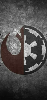 Transform your phone's wallpaper background with this sleek and edgy Star Wars logo live wallpaper