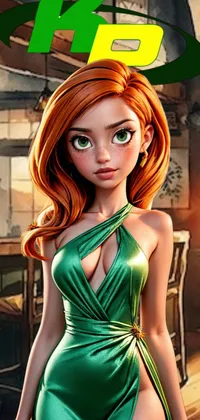 Hair Hairstyle Green Live Wallpaper