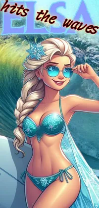 Hair Hairstyle Swimsuit Top Live Wallpaper