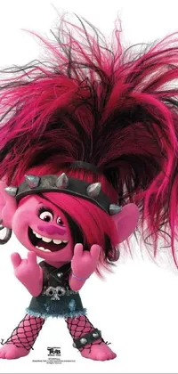 Hair Head Pink Live Wallpaper