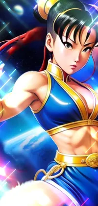 Street Fighter Space Live Wallpaper
