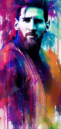 Hairstyle Art Paint Beard Live Wallpaper