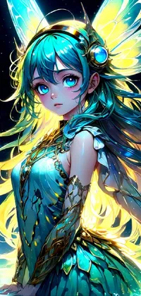 Hairstyle Blue Azure Live Wallpaper