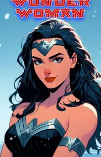Hairstyle Cartoon Wonder Woman Live Wallpaper