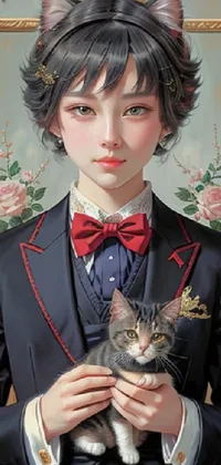 Hairstyle Cat Carnivore Live Wallpaper