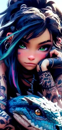 Hairstyle Eye Mouth Live Wallpaper