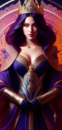Hairstyle Purple Fashion Design Live Wallpaper