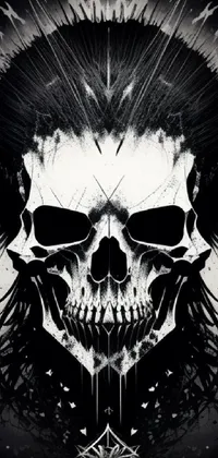 metal skull Live Wallpaper