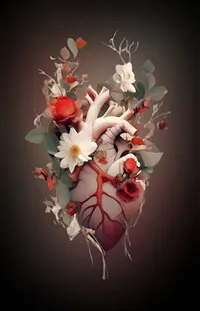 Hand Flower Petal Live Wallpaper