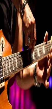 Hand Musical Instrument Guitar Live Wallpaper