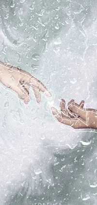 Hand Water Gesture Live Wallpaper