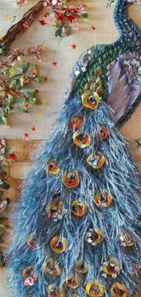 Handmade Christmas Tree Ornament Live Wallpaper