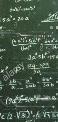 Handwriting Blackboard Organism Live Wallpaper