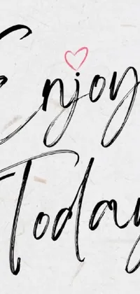 Handwriting Font Signature Live Wallpaper
