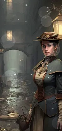 Experience the excitement of a Victorian England-style adventure with this spectacular phone live wallpaper