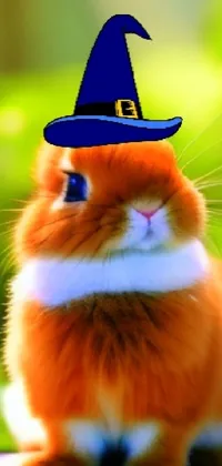 Hat Whiskers Costume Hat Live Wallpaper