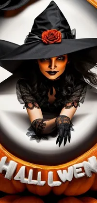 Hat Witch Hat Black Live Wallpaper