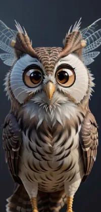 Head Bird Owl Live Wallpaper