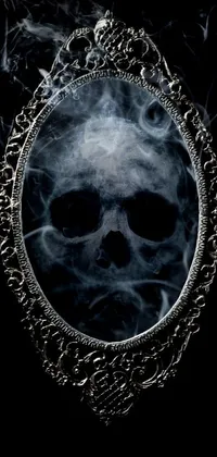 mirror skull Live Wallpaper