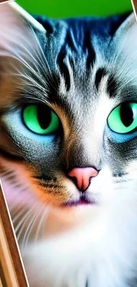 Head Cat Eye Live Wallpaper