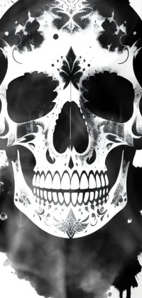 Skull Mask  Live Wallpaper
