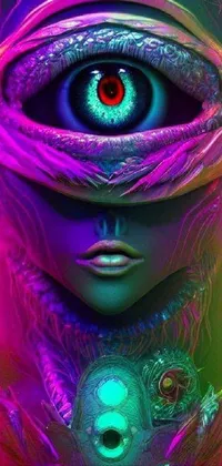 Head Colorfulness Eye Live Wallpaper