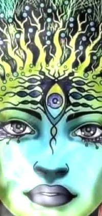 Head Eye Eyelash Live Wallpaper