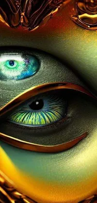 Head Eye Green Live Wallpaper